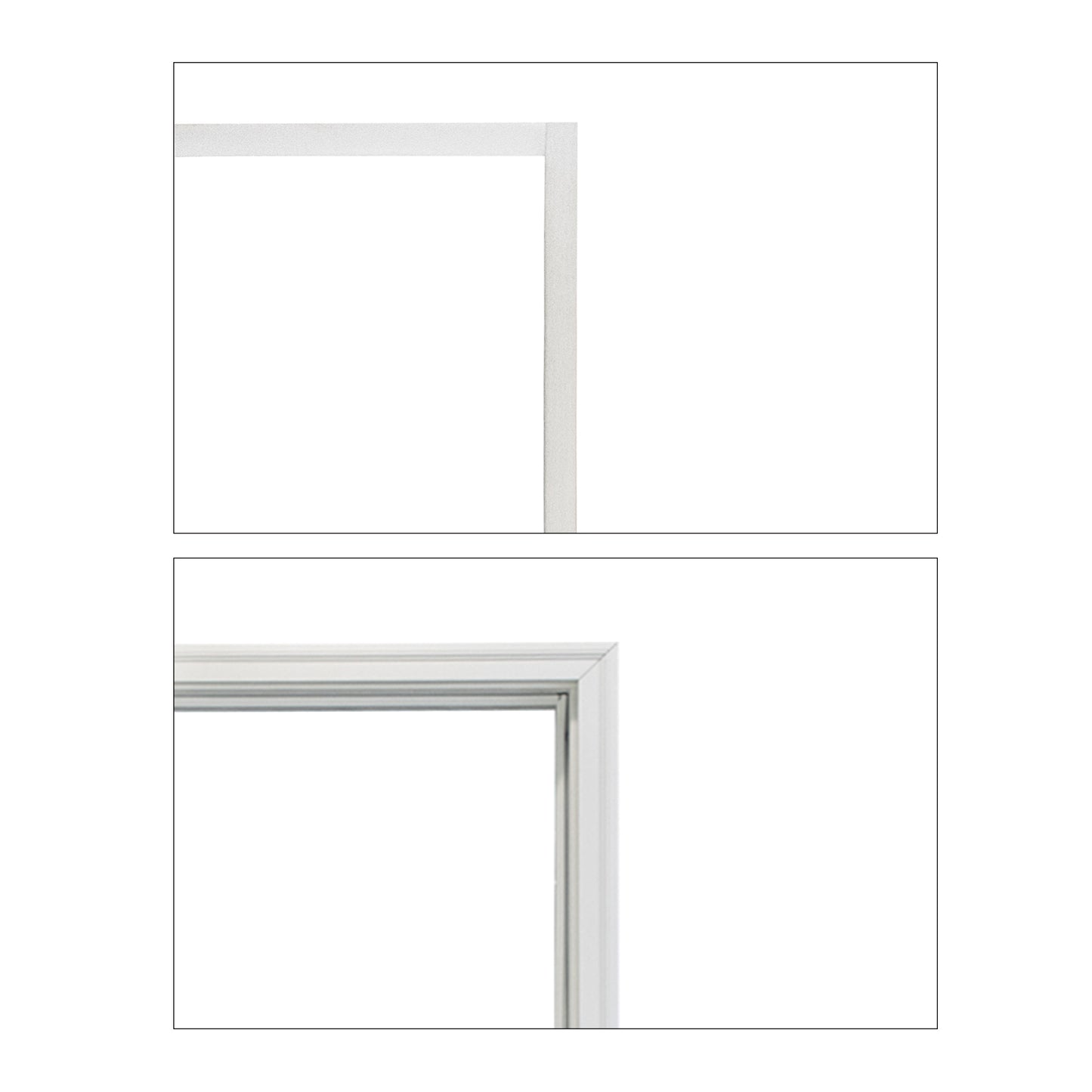 KHSHOW 36'' x 80" Prime White, Left Hand Inswing, 6-Panel Fiberglass Entry  Door with Brickmould.