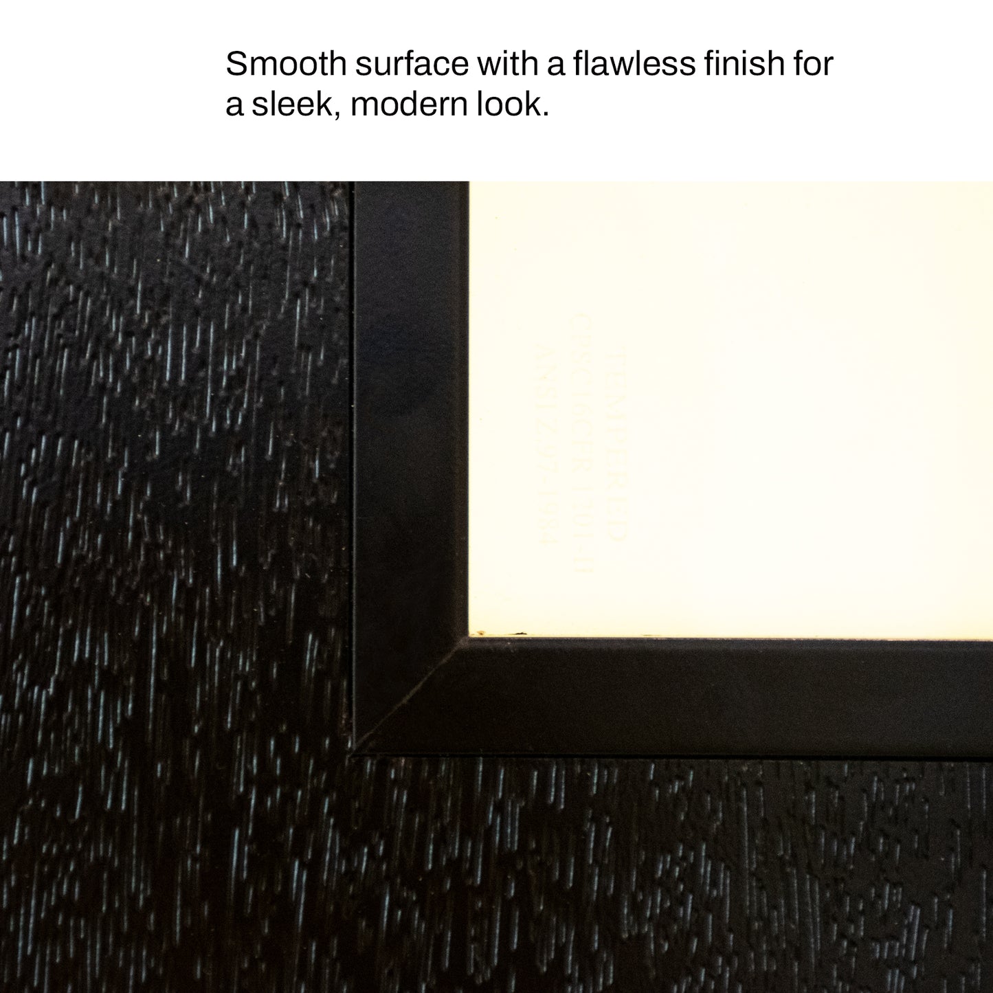 KHSHOW 36 x 80 Fiberglass Entry Door with Brickmould Left-hand inswing 4-Lite Frosted Glass Door