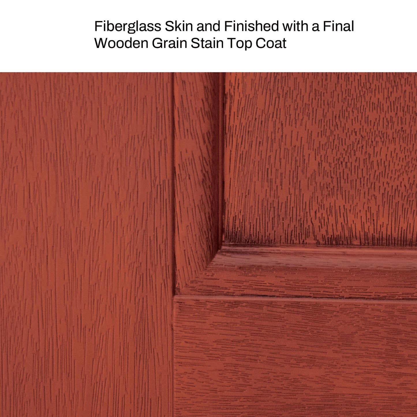 KHSHOW 36 x 80 Fiberglass Entry Door Knock-Down with Patina Caming Glass,Right Hand Inswing