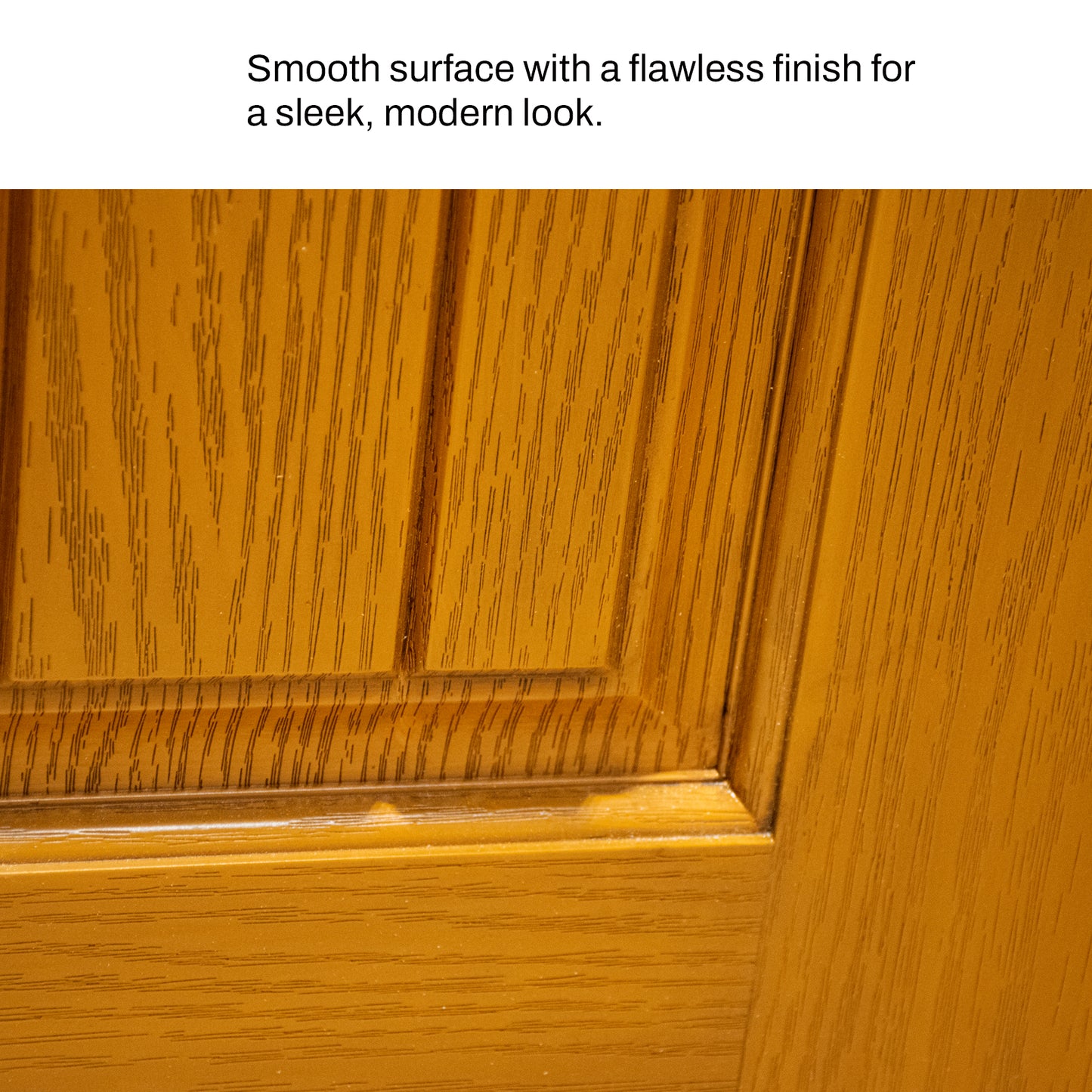 KHSHOW 36 X 80 Inches Right Hand Inswing Knock-Down Fiberglass Exterior Door